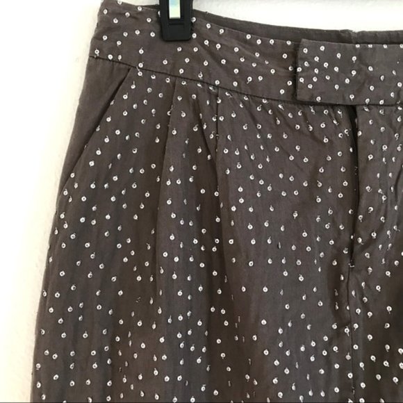 Anthropologie Gray Sequin Mini Skirt by Gryphon - Picture 2 of 4